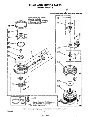 Pump and motor