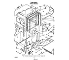 Whirlpool DU9700XR6 tub diagram