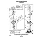 Whirlpool DU9700XR6 pump and motor diagram