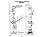 Whirlpool DU9700XR5 3367725 pump and motor diagram