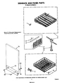 Dishrack and panel