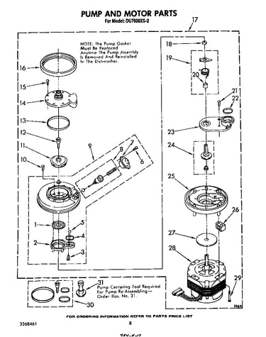 Pump and motor