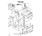 Whirlpool GDP8700XTN1 cabinet diagram