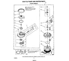 Whirlpool DU8000XR2 3367725 pump and motor diagram