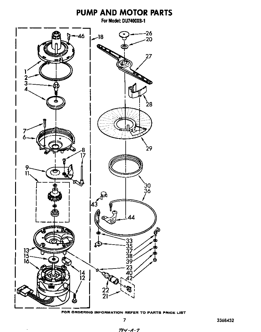 PUMP AND MOTOR