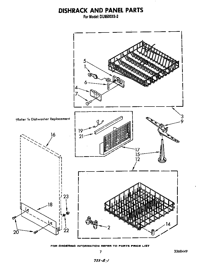 DISHRACK AND PANEL