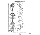 Whirlpool DU7200XS1 pump and motor diagram