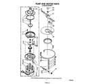 Whirlpool DU8100XT1 pump and motor diagram
