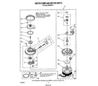 Whirlpool DU8500XT1 3367725 pump and motor diagram