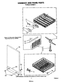 Dishrack and panel