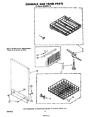Dishrack and panel