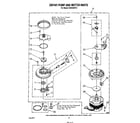 Whirlpool DU9700XT0 3367441 pump and motor diagram