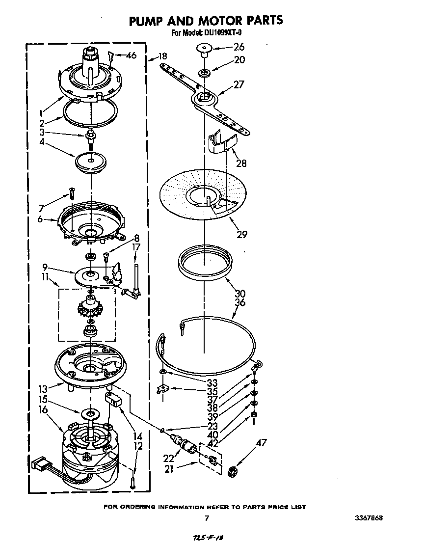 Pump and motor