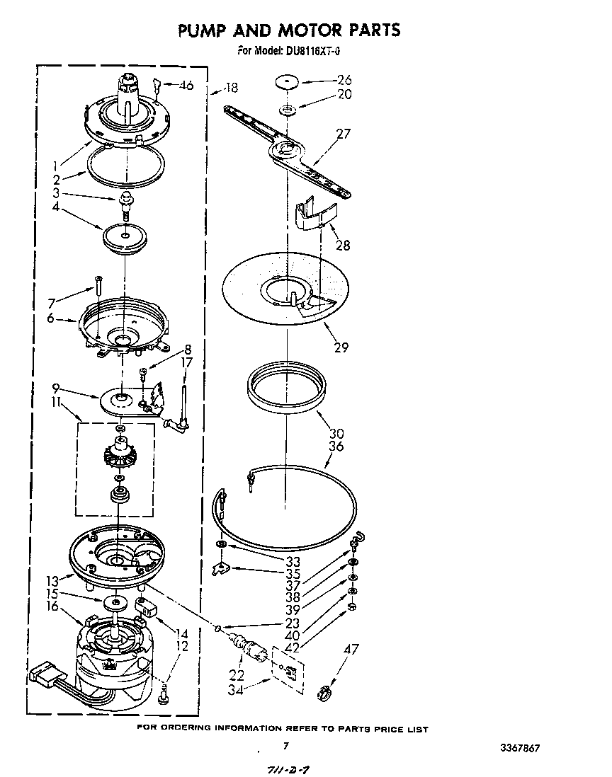 Pump and motor
