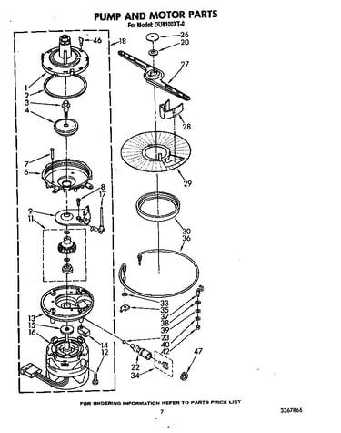 Pump and motor