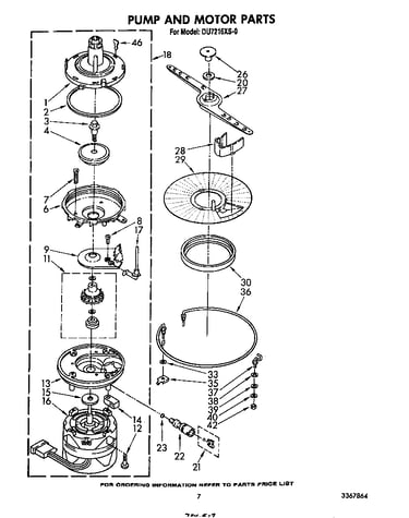 Pump and motor