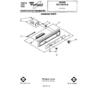 Whirlpool DU7200XS0 console diagram