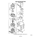 Whirlpool DP8500XTN0 pump and motor diagram