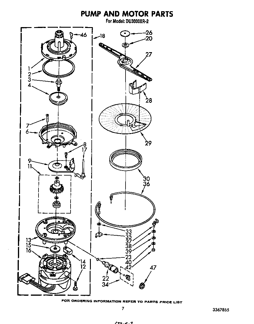 Pump and motor