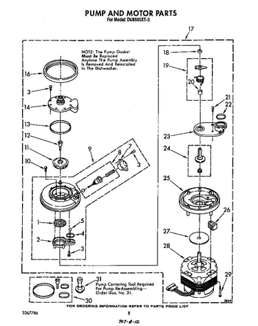 Pump and motor