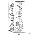 Whirlpool DP8500XTN3 pump and motor diagram