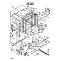 Whirlpool DU8900XT1 tub diagram