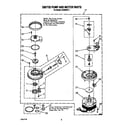 Whirlpool DU8900XT1 3367725 pump and motor diagram