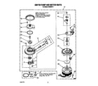Whirlpool DU8900XT1 3367725 pump and motor diagram