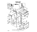 Whirlpool GDP8700XTN0 cabinet diagram