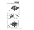 Whirlpool GDP8700XTN0 dishrack diagram