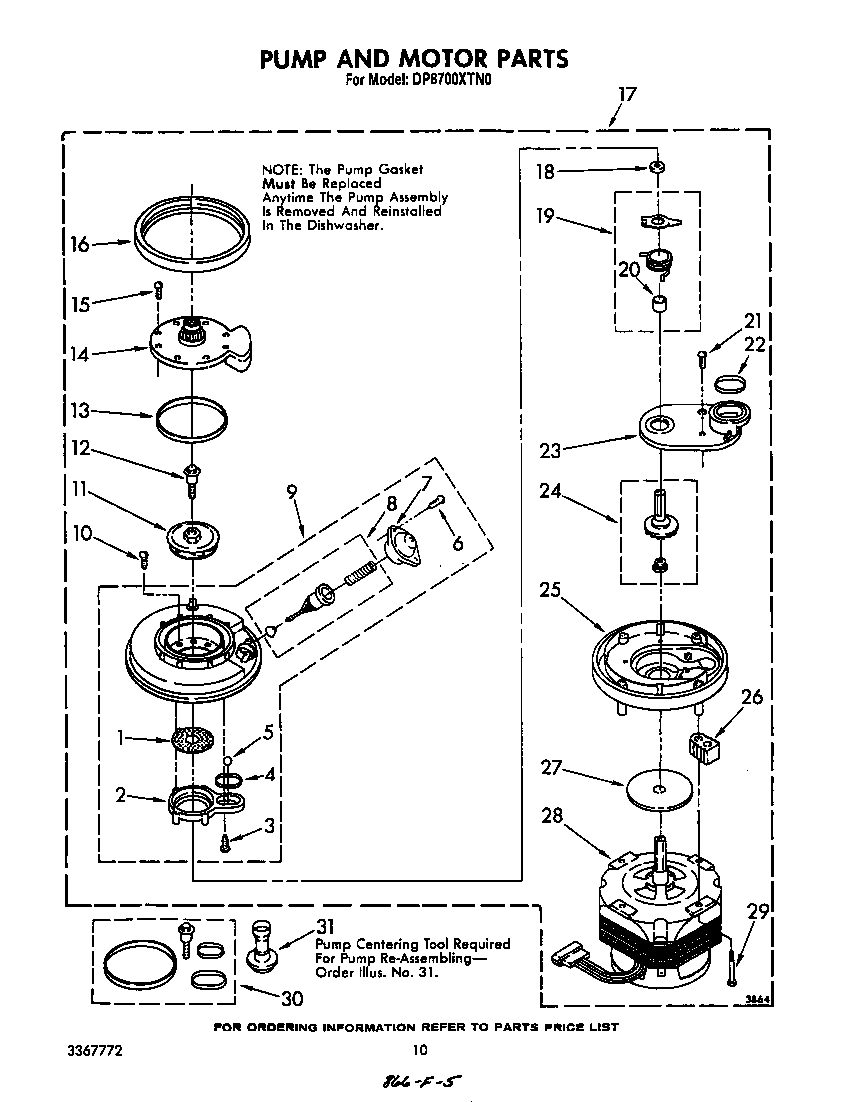 Pump and motor