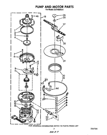 Pump and motor