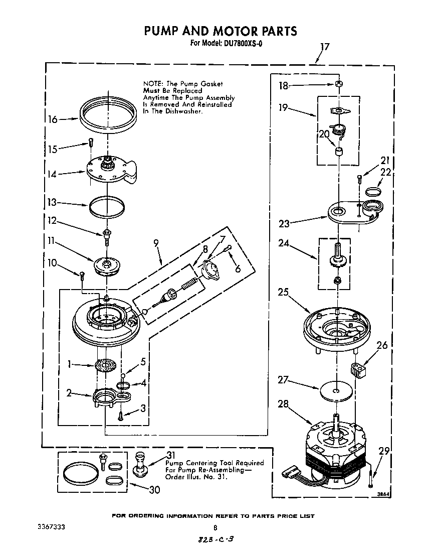 PUMP AND MOTOR