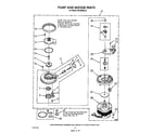 Whirlpool DU7800XS0 pump and motor diagram