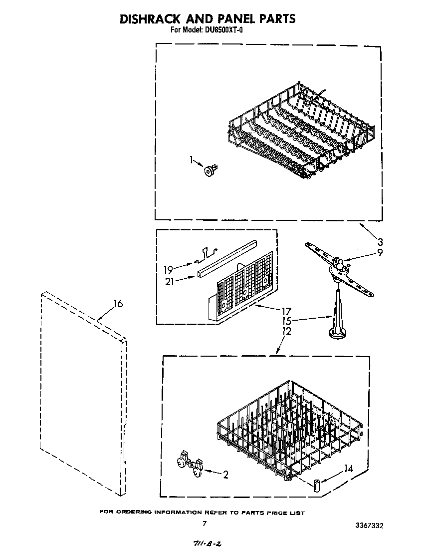 Dishrack and panel