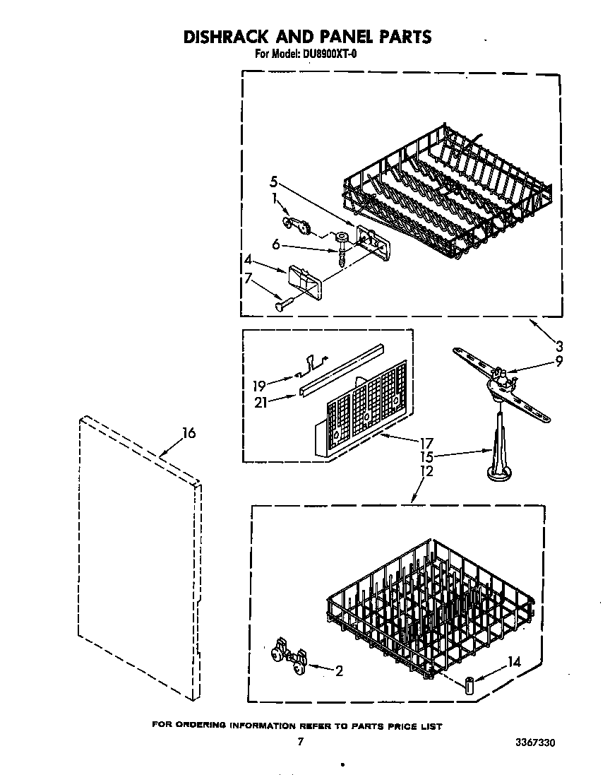 DISHRACK AND PANEL