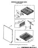 Dishrack and panel