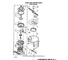 Whirlpool DP4800XSW0 pump and motor diagram