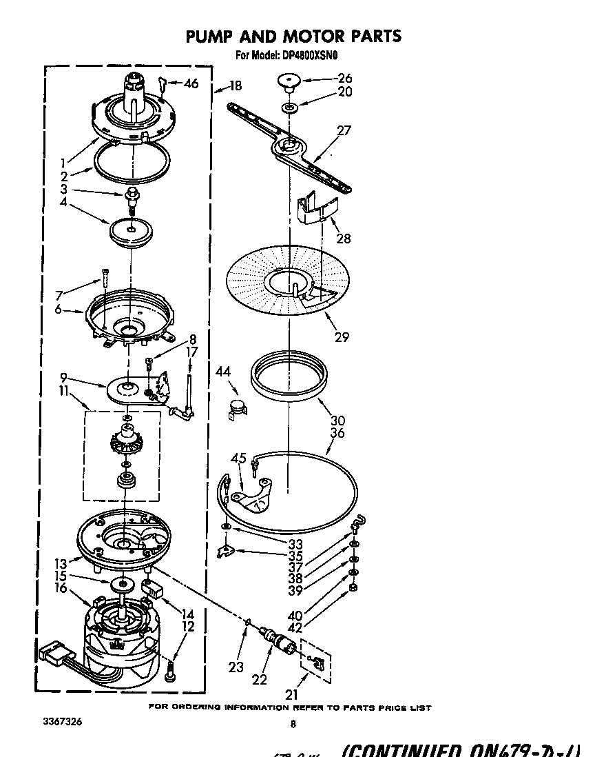 Pump and motor