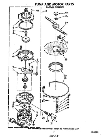Pump and motor