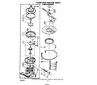 Whirlpool DP3840XPN2 pump and motor diagram