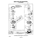 Whirlpool DU5040XP2 3367443 pump and motor diagram