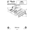 Whirlpool DU7500XR2 console diagram