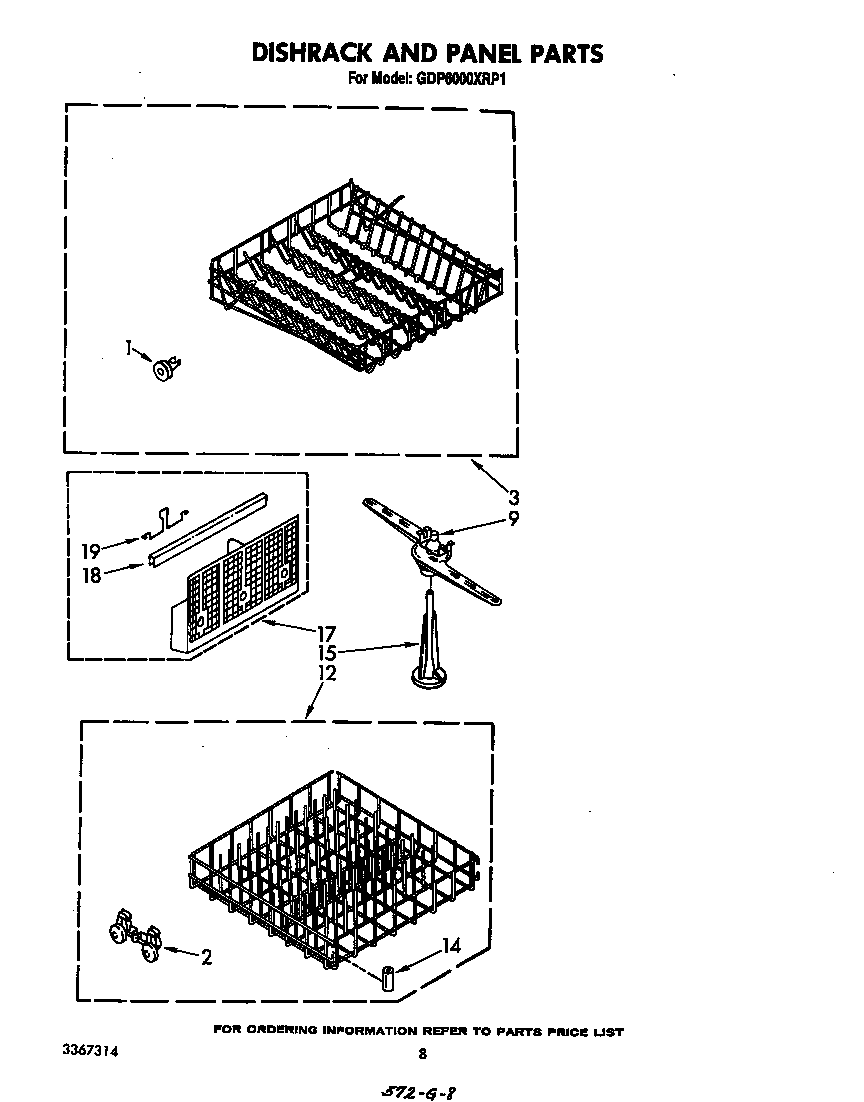 DISHRACK AND PANEL