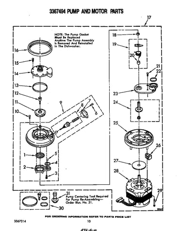 Pump and motor