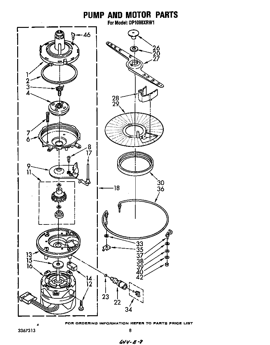 Pump and motor