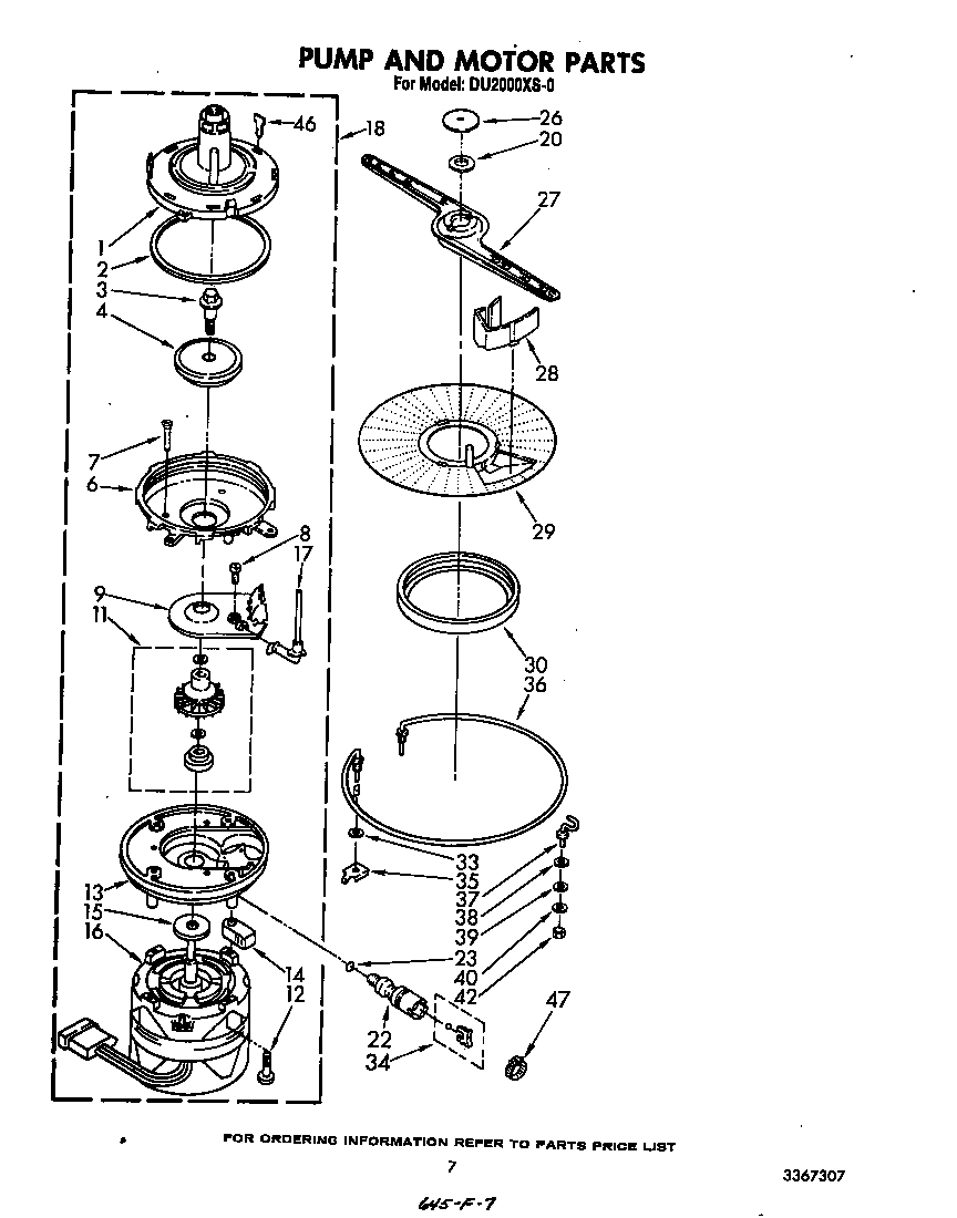 Pump and motor