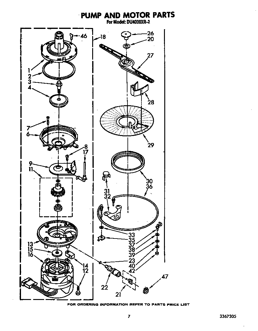 PUMP AND MOTOR