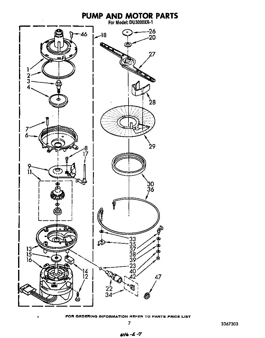 Pump and motor