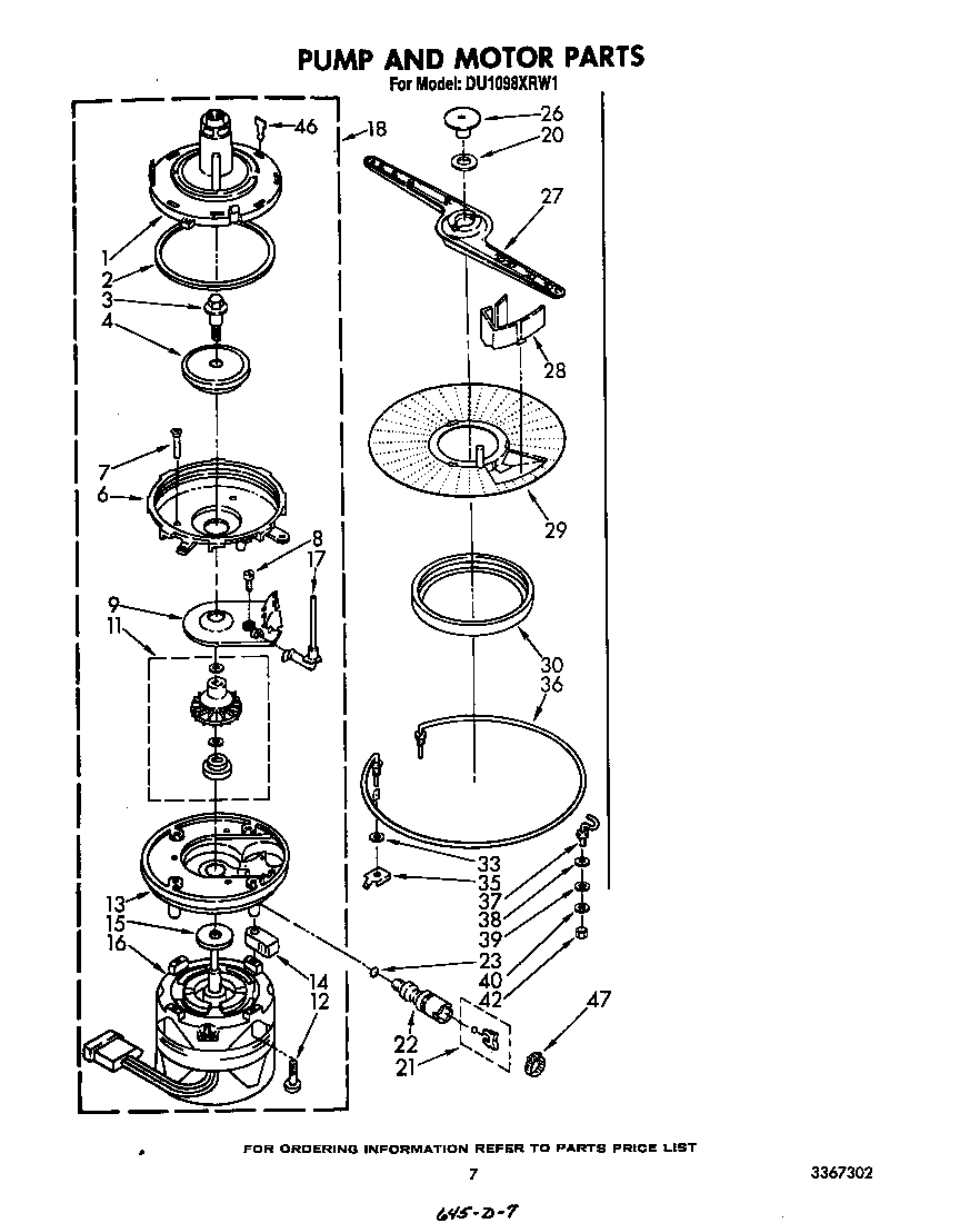 Pump and motor